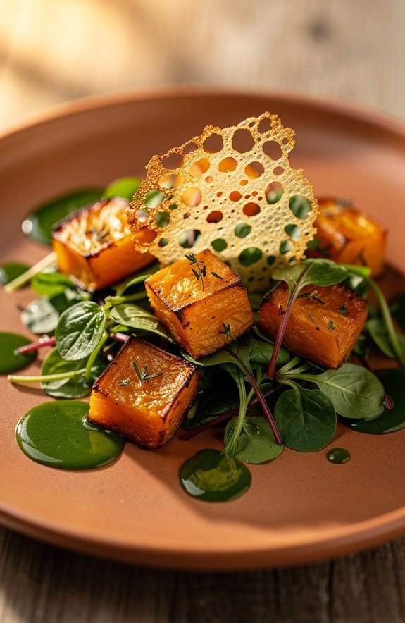 roasted pumpkin salad delight