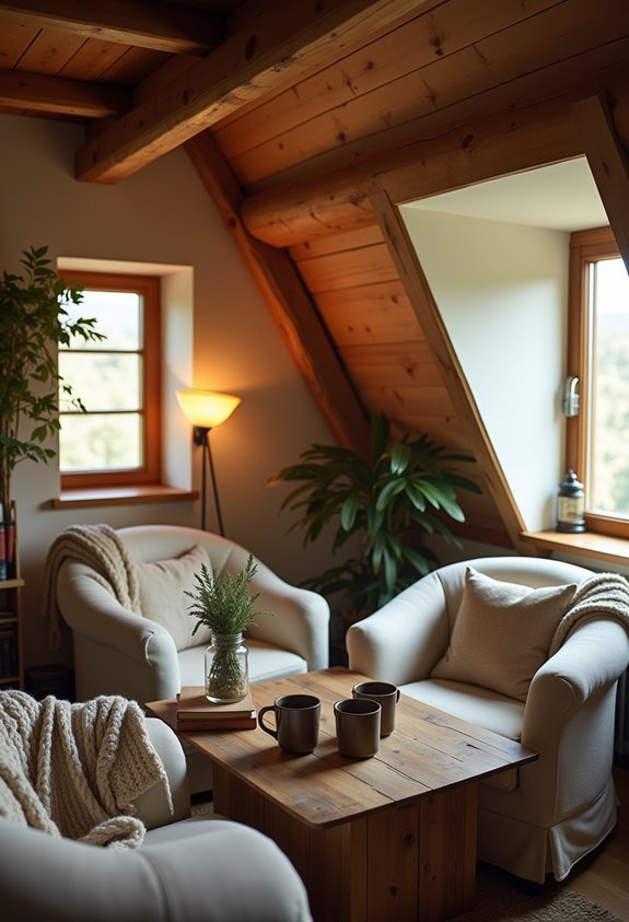 rooftop haven with cocktails