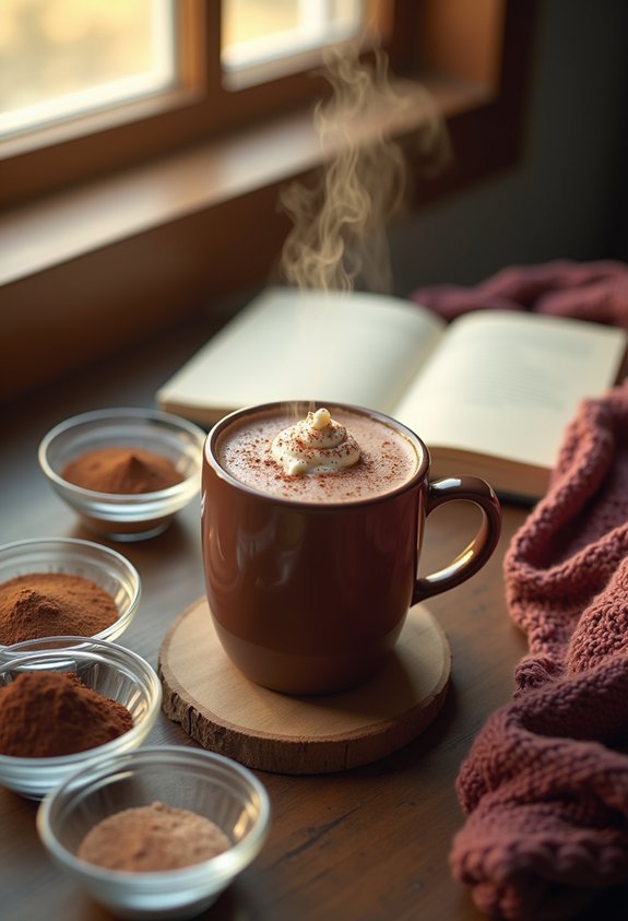 savoring hot chocolate ritual
