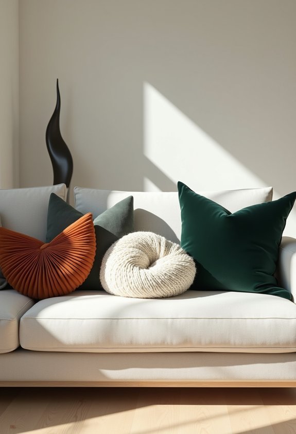 sculptural pillows as art
