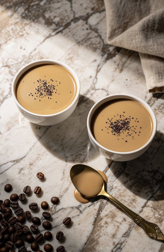 smooth coffee custard cups