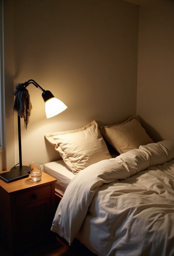 soften bedroom lighting ambiance