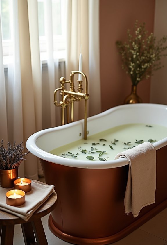 soothing bath for relaxation