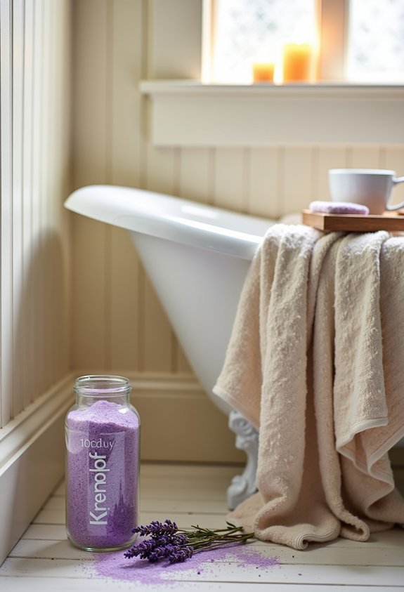 soothing lavender mineral bath