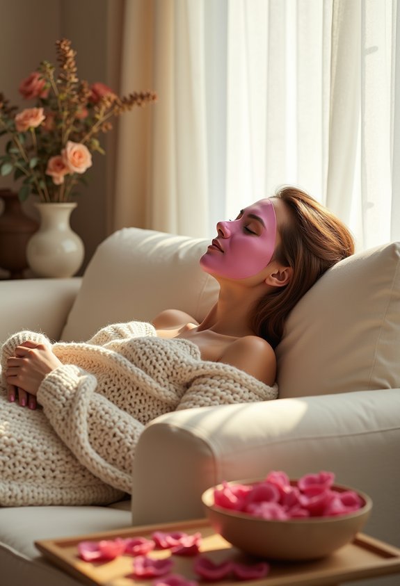 soothing rose petal hydration