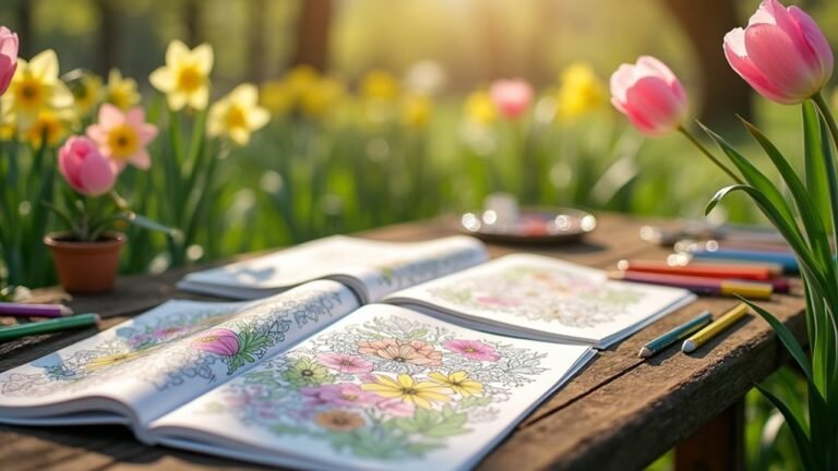spring themed coloring books