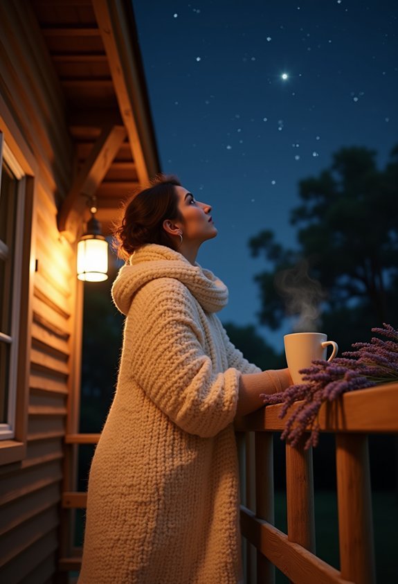 stargazing for peaceful reflection