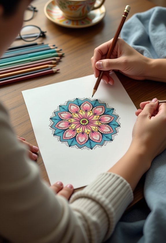 stress relief through coloring