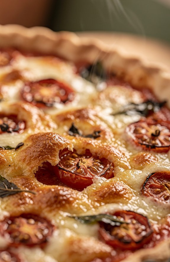 tomato basil tart preparation