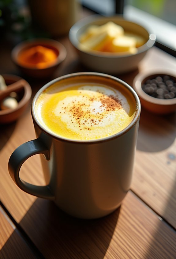 turmeric based caffeine free beverage