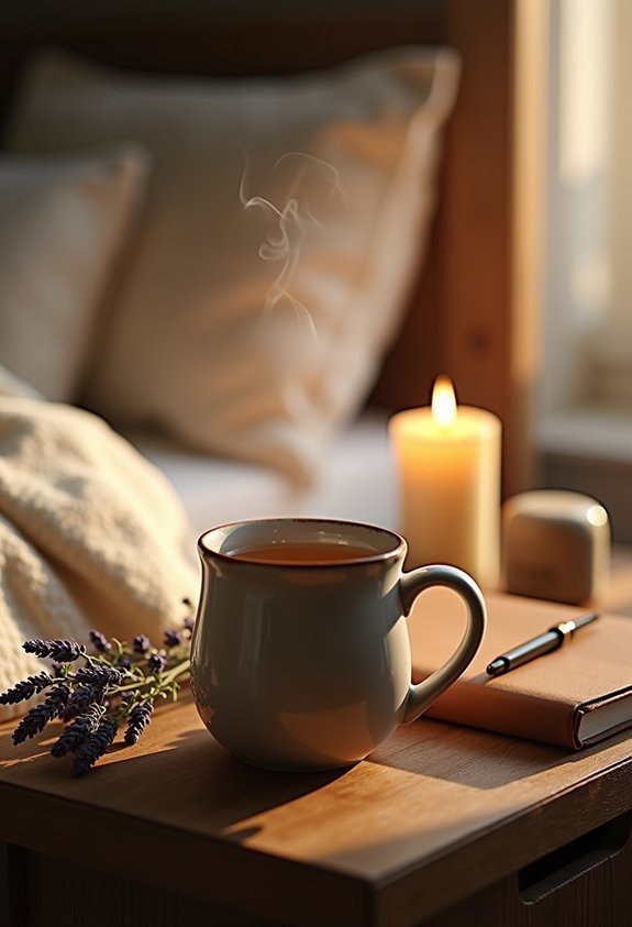 warm tea evening reflection