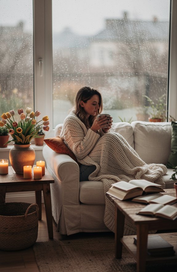 cozy spring rituals indoors